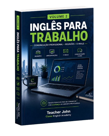 Mockup do e-book Inglês para Trabalho