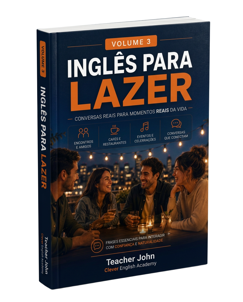 Mockup do e-book Inglês para Lazer